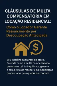 Imagem principal do artigo Cláusulas de Multa Compensatória em Locação Residencial: Como o Locador Garante Ressarcimento por Desocupação Antecipada